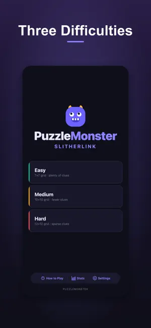 Slitherlink - PuzzleMonster screenshot 3