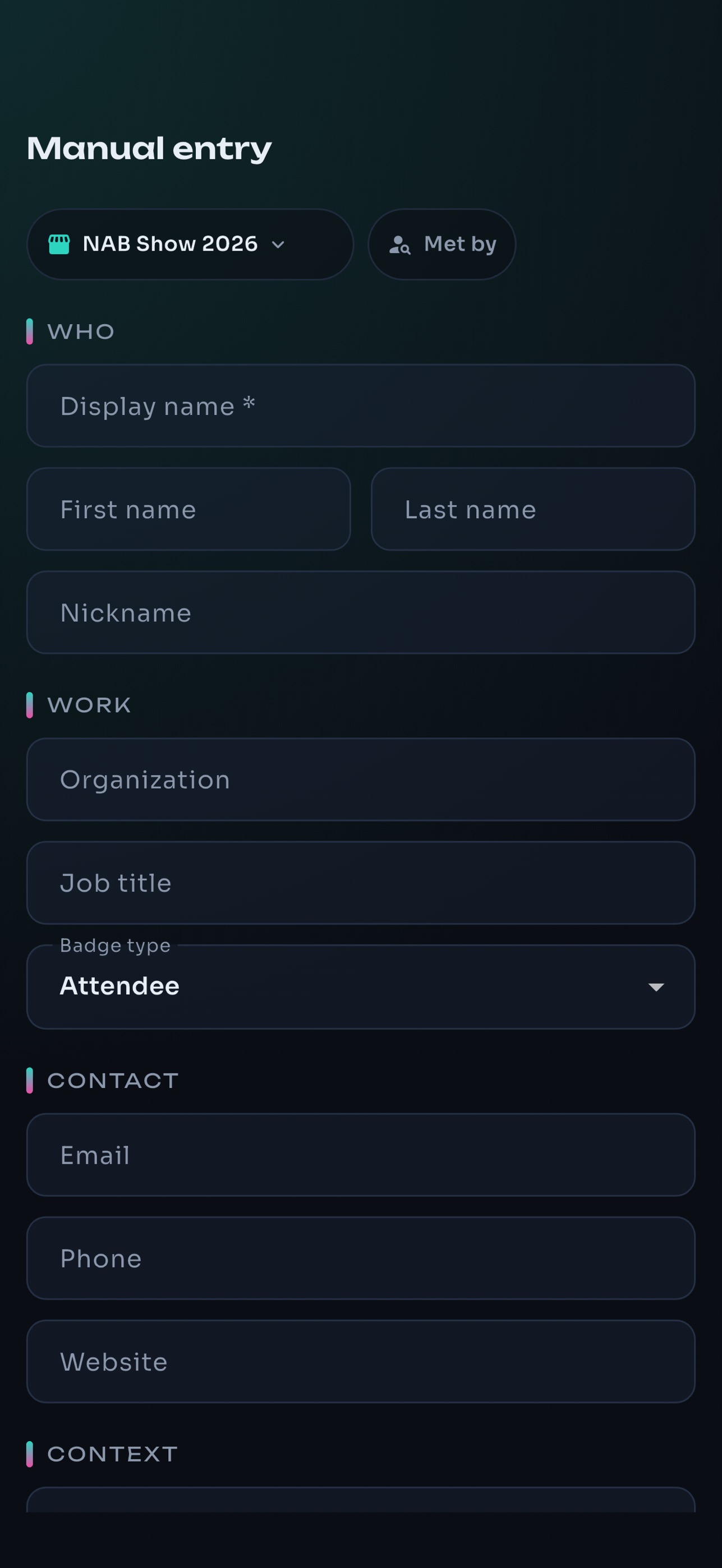 Screenshot 3 of BadgeScan.app - AI Badge Scan