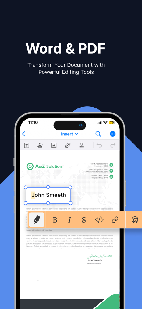 Éditeur Office Word-Docs screenshot 2