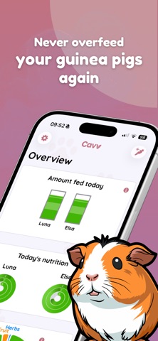 Cavv: Guinea Pig Food Diary screenshot
