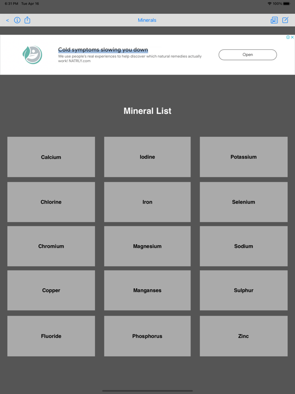 Screenshot #5 pour Body Minerals