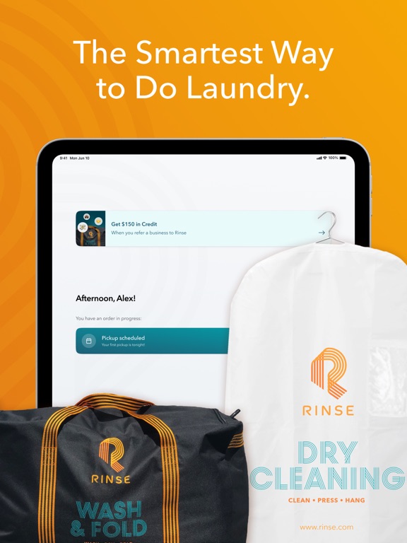Rinse | Laundry & Dry Cleaning iPad screenshot 10 - Lifestyle app