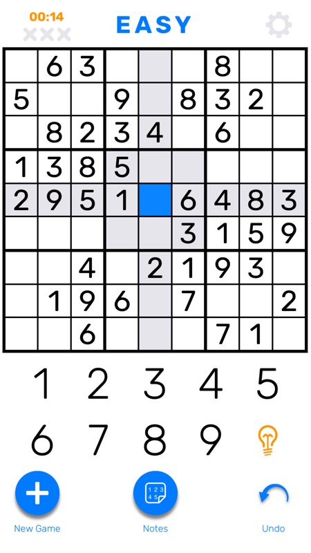 Sudoku by Staple Games screenshot 1