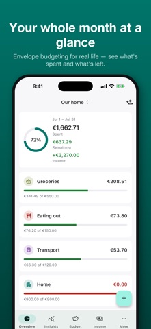 Bill Tracker: Budget Planner iPhone screenshot