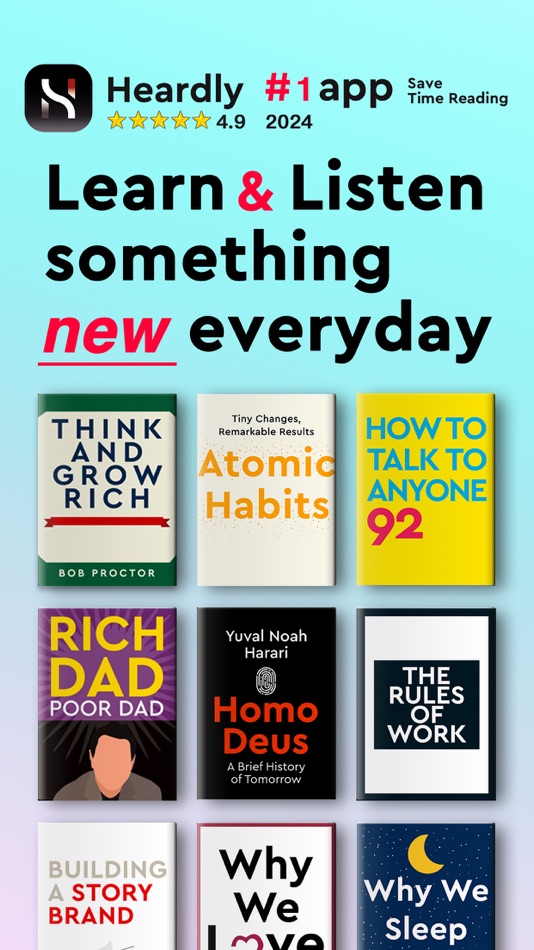 #1. Heardly: Daily Book Summaries (iOS) 由: HEARD (HK) LIMITED