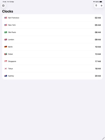 Zone: World Clock