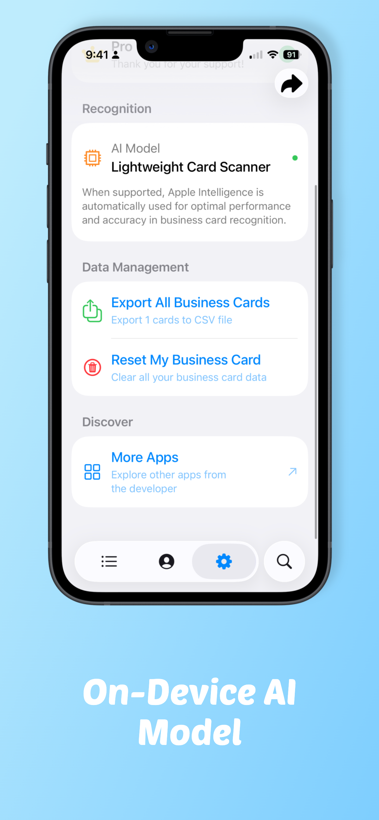Business Card Organizer AIBiz screenshot 2