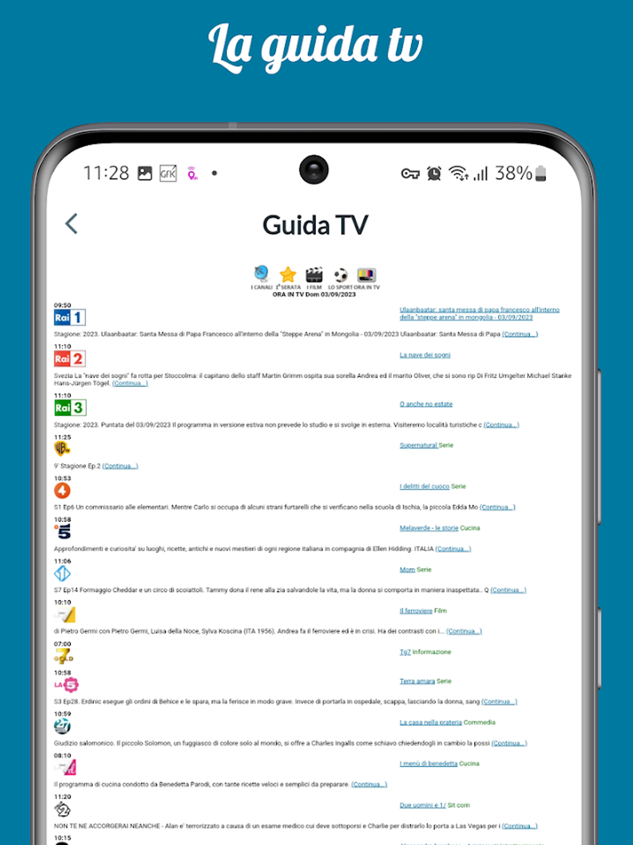 DttI - Guida TV Digitale screenshot 7