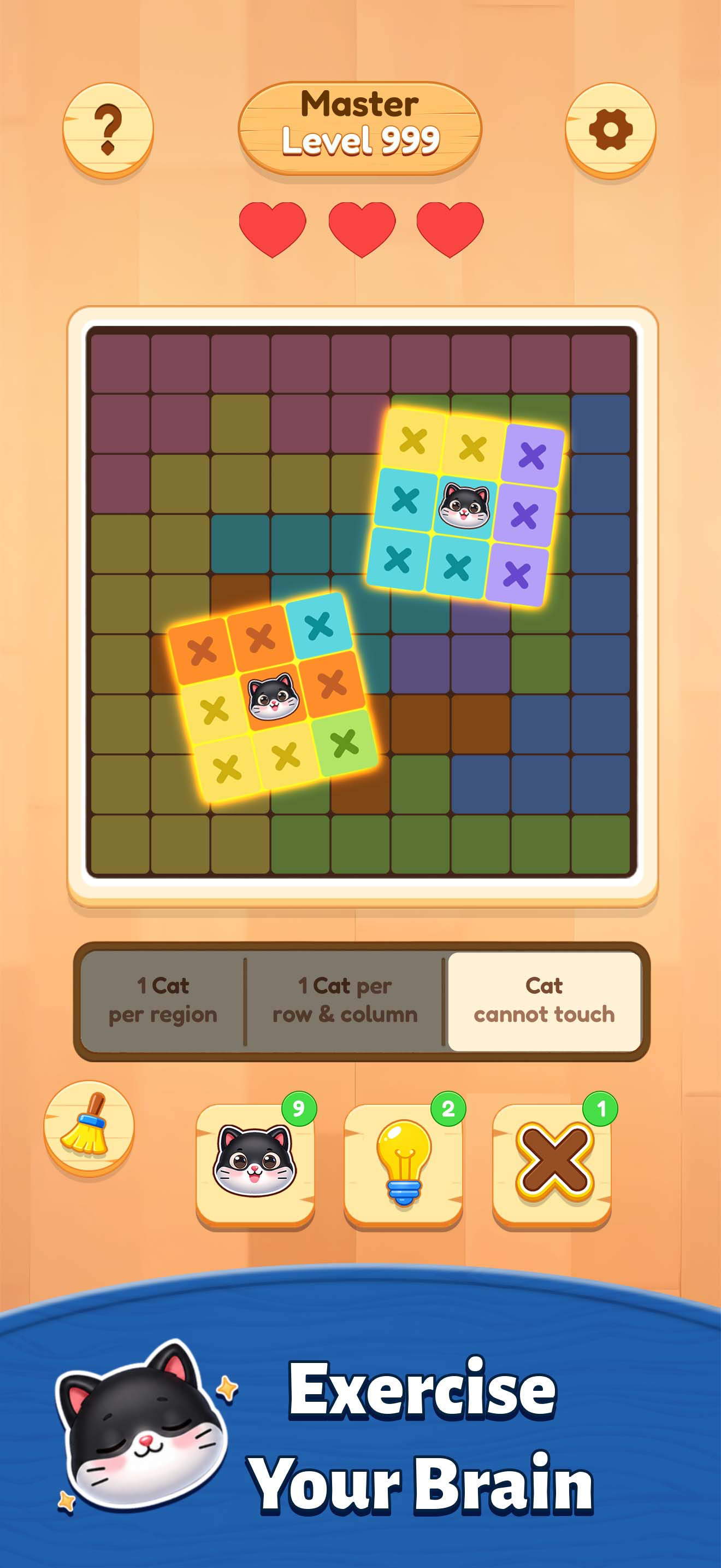 Tuxedoku: Zen Wooden Sudoku screenshot 3