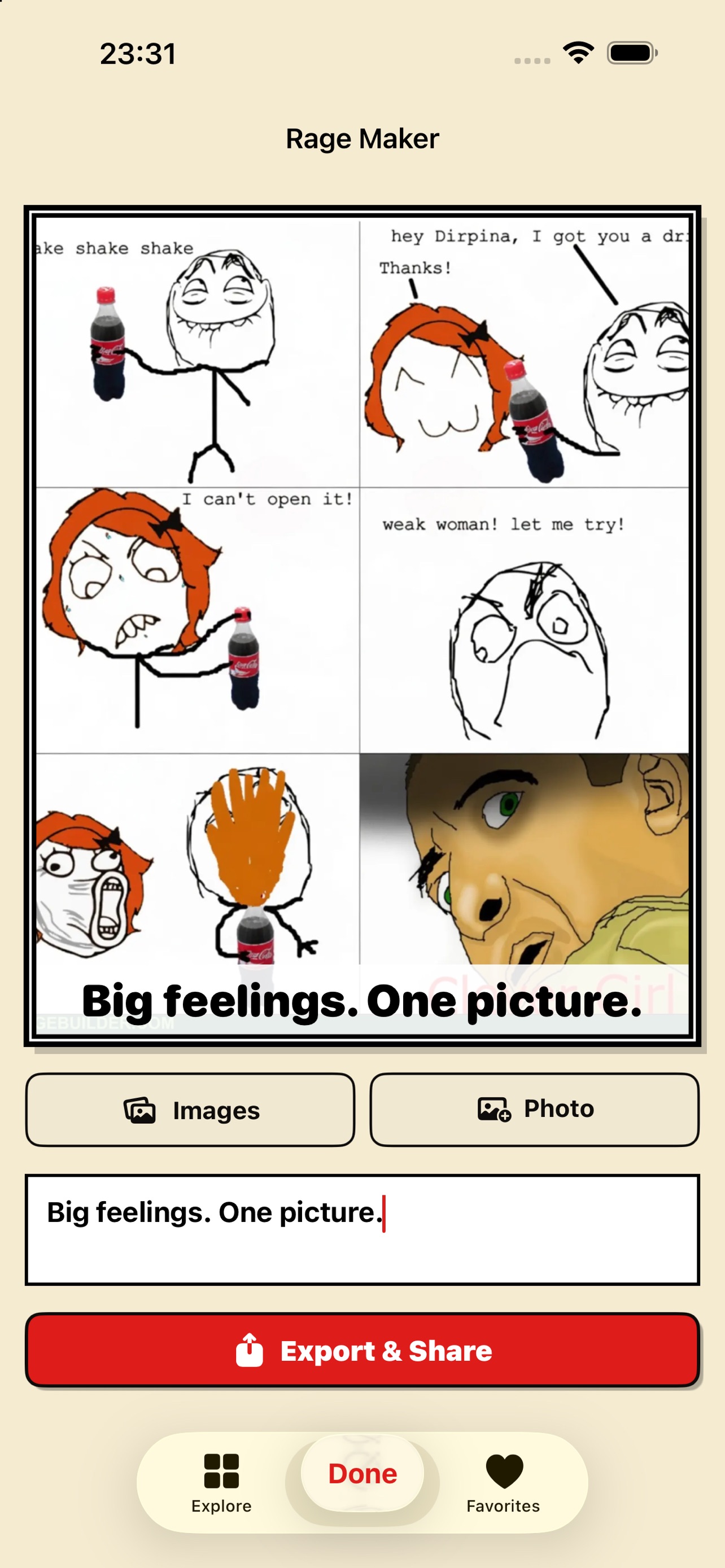 Screenshot 1 of Rage Daily: Comic Maker