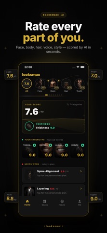 Looksmax Studio iPhone screenshot