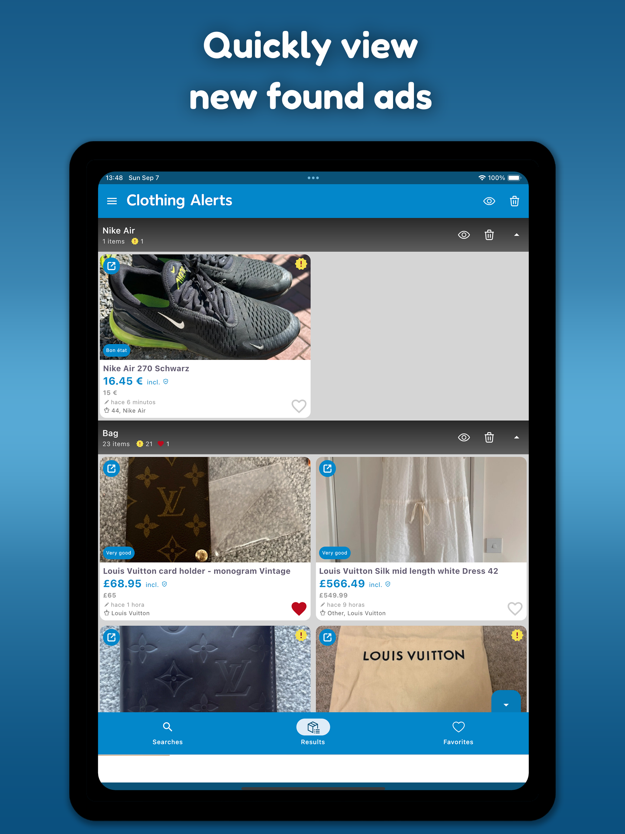 Clothing Alerts