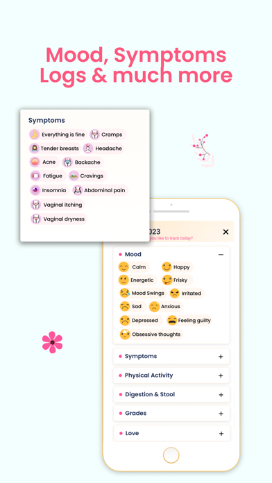 iChums Period Tracker Screenshot