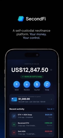 SecondFi - Neofinance Platform Screenshot 1 of 7