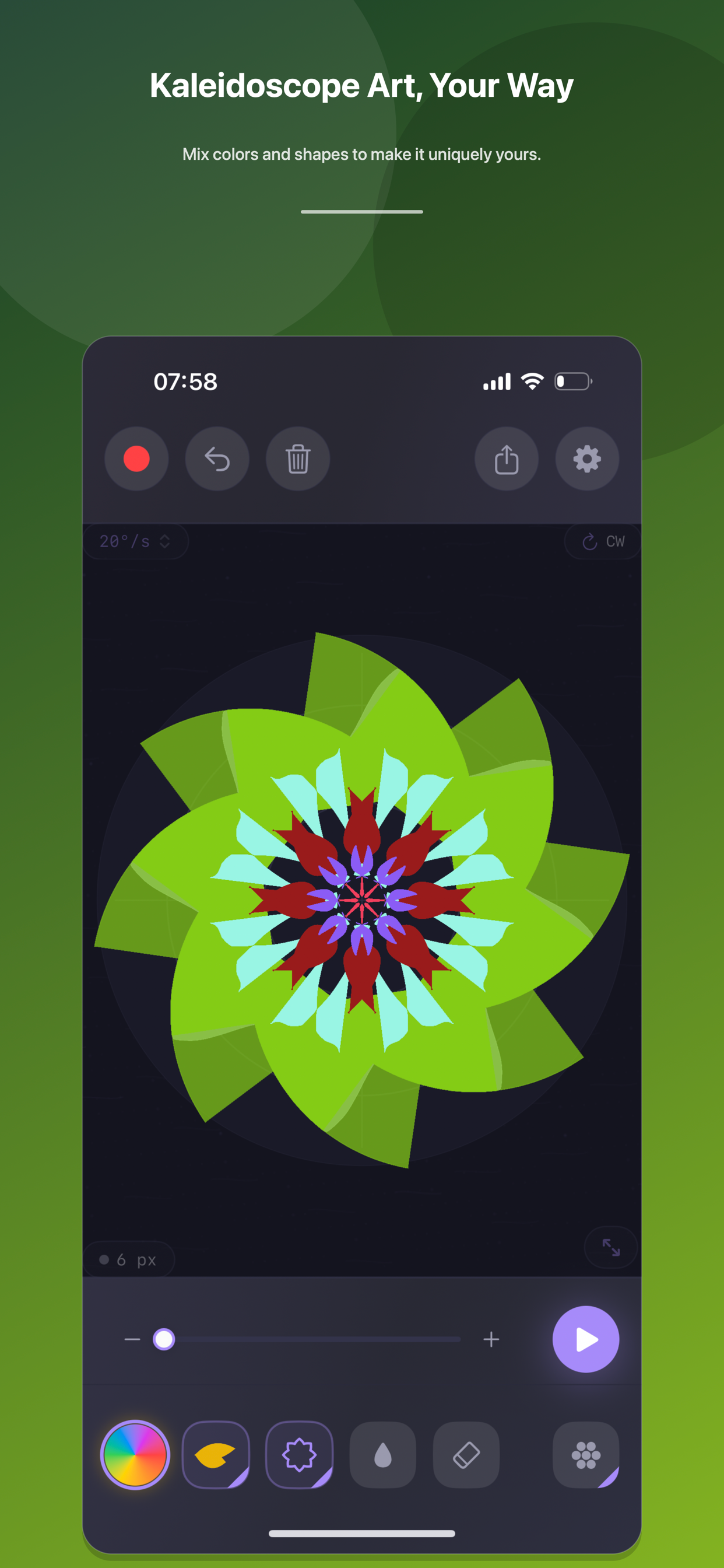 KaleidoPen - Spin Symmetry Art screenshot 5