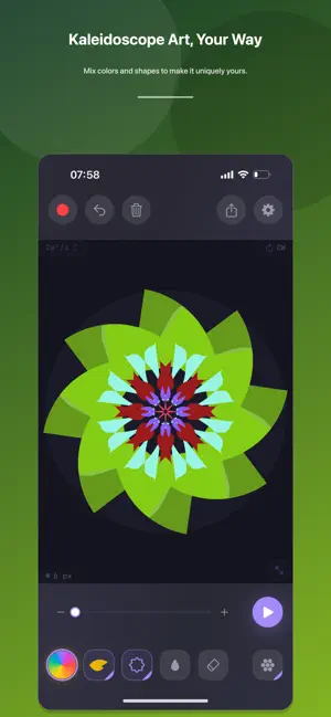 KaleidoPen - Spin Symmetry Art screenshot 3
