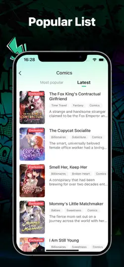 Capture d'écran de MoboDrama - AI Comic Dramas sur iPhone 5