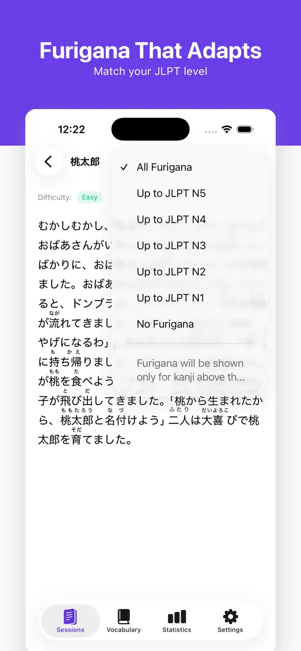 Screenshot #2 pour Yomu – Japanese Reader