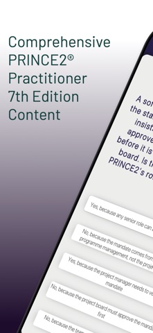 PRINCE2 Practitioner Exam Prep screenshot