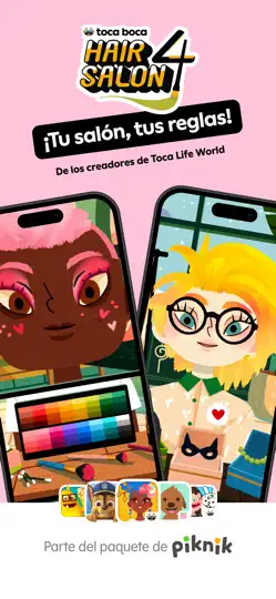 Captura de pantalla de Toca Boca Hair Salon 4 en iPhone 1