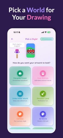 Kids Art Studio - AI Drawing screenshot