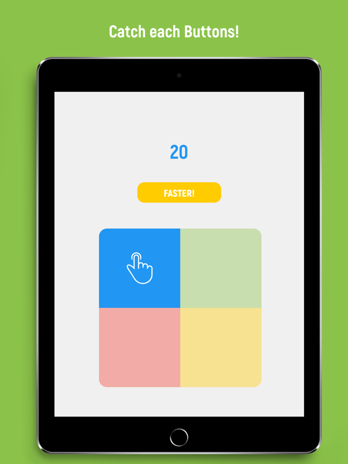 #1. Buttons - test your reaction (iOS) 由: Uladzislau Nasonau