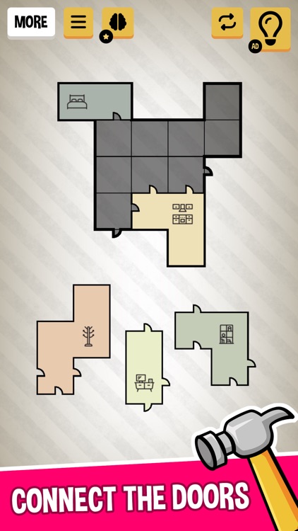 Floor Sort: Room Plan Tangrams