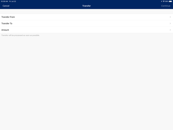 Integro Mobile iPad screenshot 4 - Finance app
