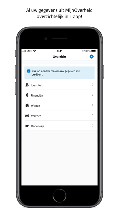 MijnGegevens Screenshot