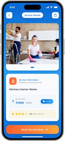 AGSKart Home Service App screenshot