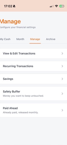 My Cash Flow screenshot