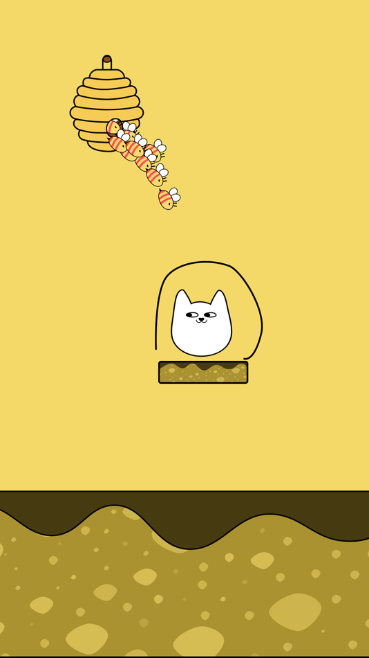 #1. Save the Cat - Bee Attack (iOS) Podle: Anuj Mishra