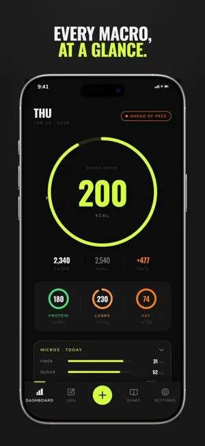 MacroTrack: TDEE Calorie Log screenshot 2
