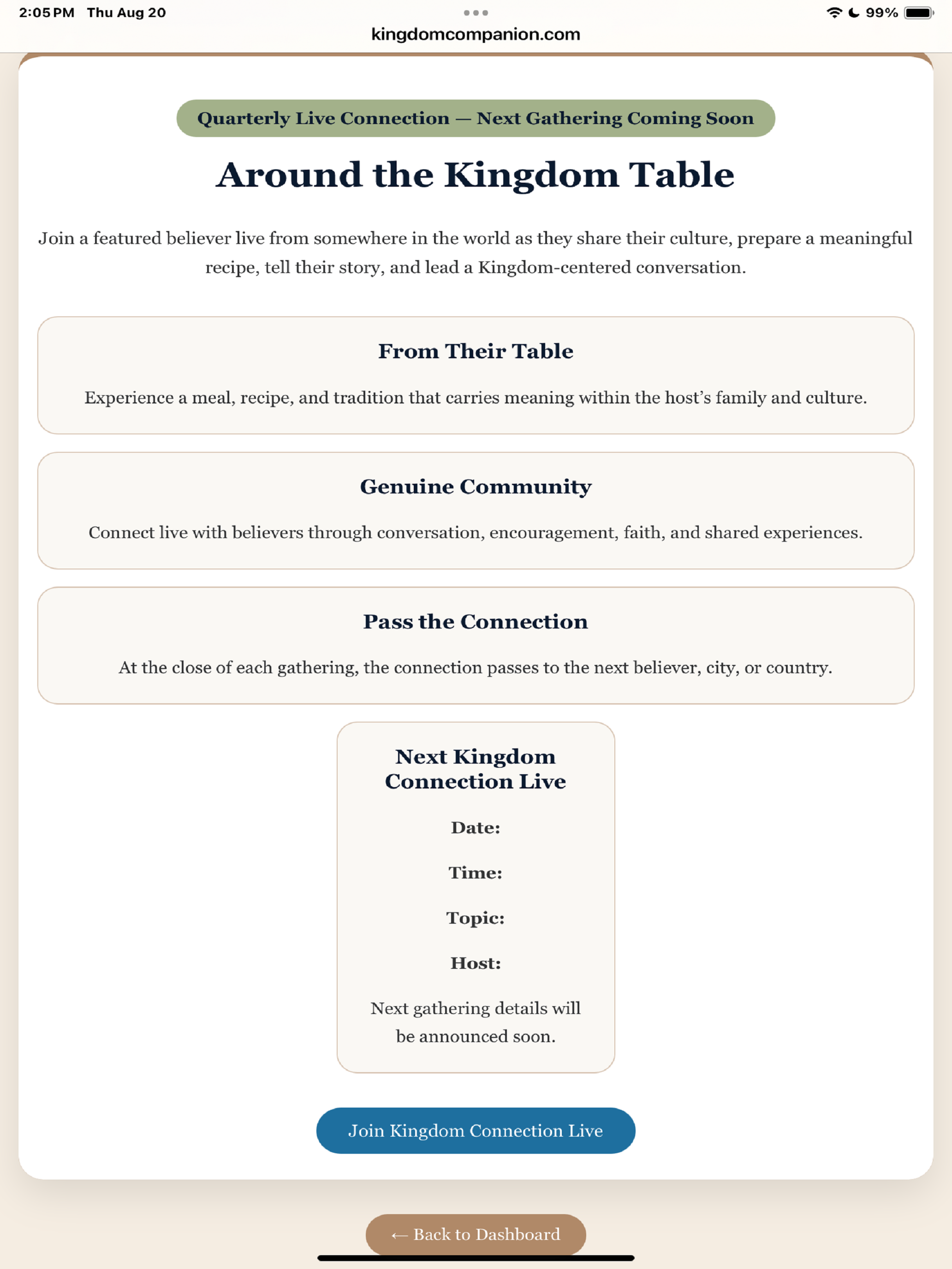 KINGDOM COMPANION APP screenshot 15