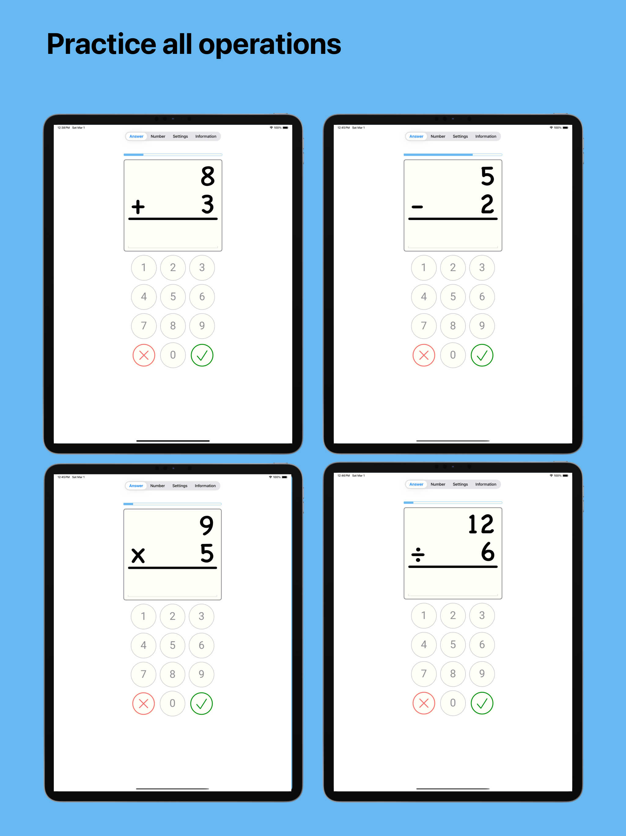 Flash Cards: Math Facts screenshot 10