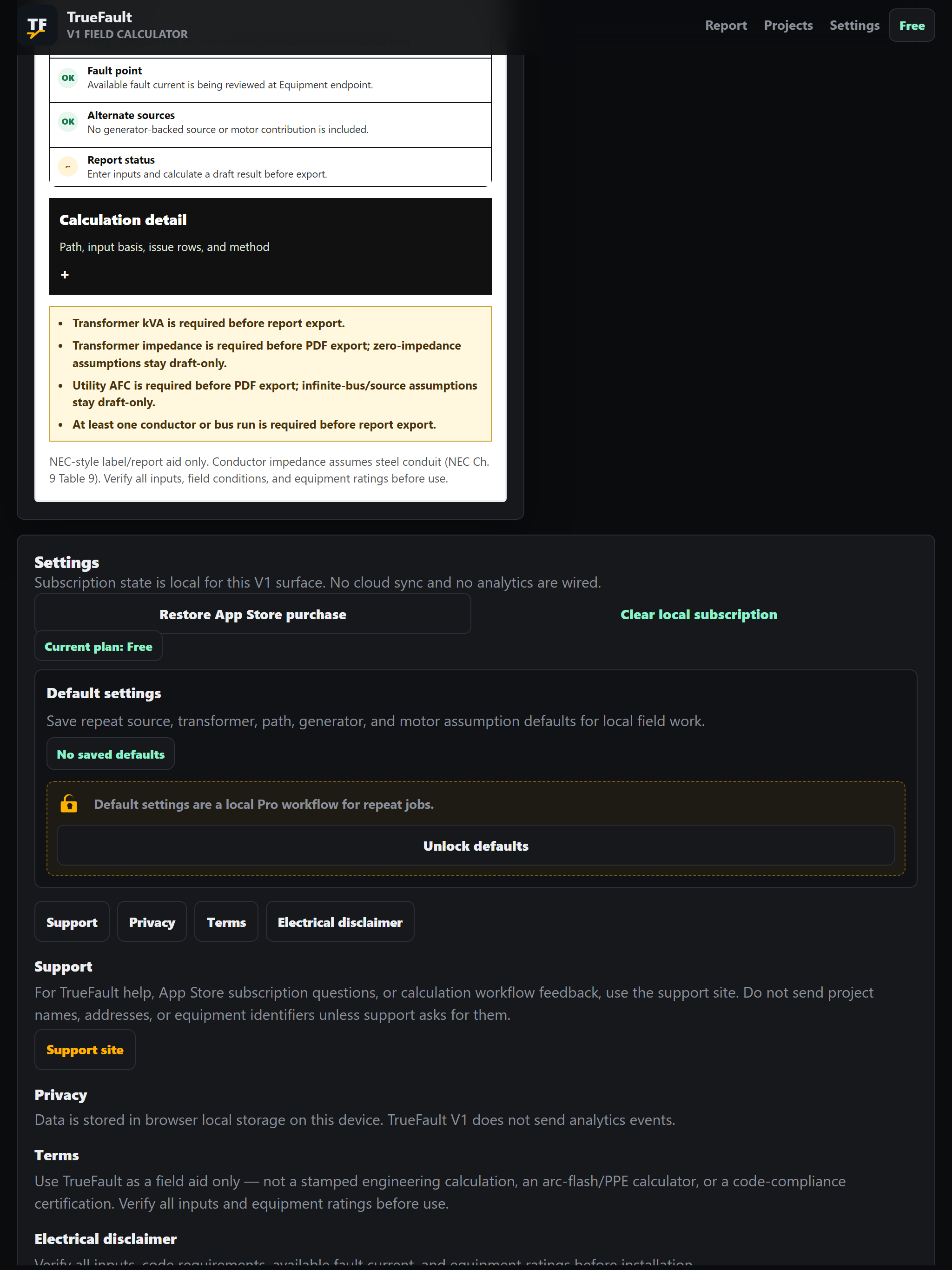 TrueFault: Fault Current Calc screenshot 9