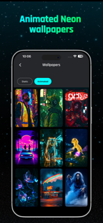 Digital Neon Night Clock screenshot 8