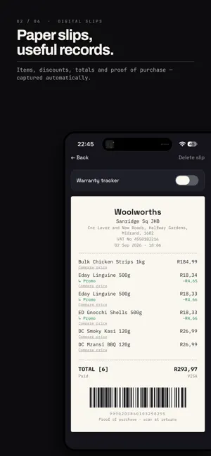 Slip Vault: Receipt Keeper screenshot 2