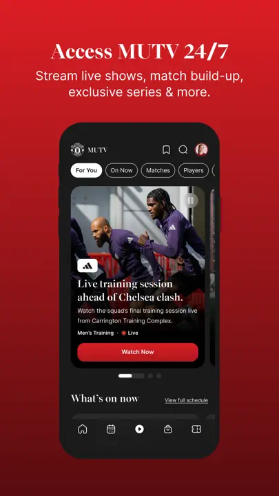 Manchester United Official App iPhone-skjermbilde 2