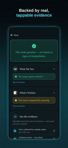 Fake Finder: AI Detector Screenshot 3 of 4