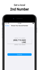 My Second Line Text Voice Call screenshot