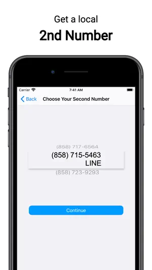 My Second Line Text Voice Call screenshot 1