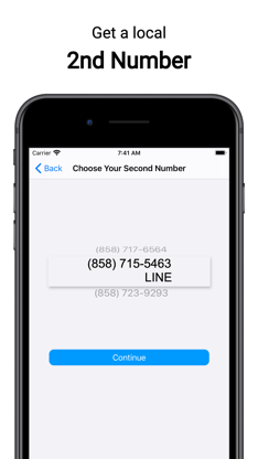 My Second Line Text Voice Call screenshot 1