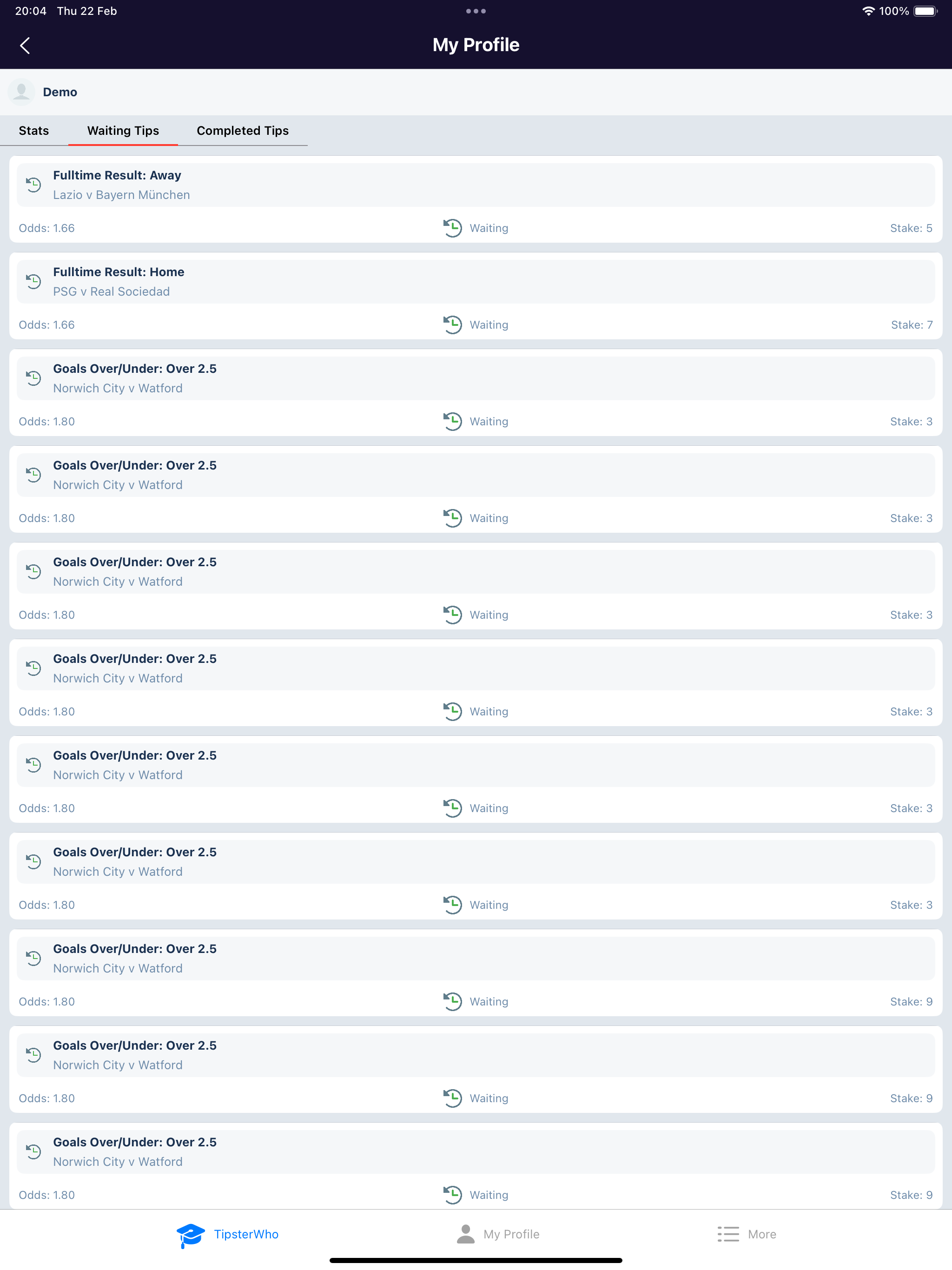 TipsterWho Previsão Esportiva