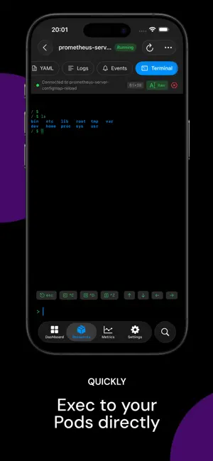 InKuber - Kubernetes Dashboard iPhone screenshot 4