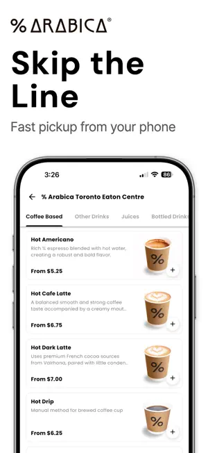 %Arabica Canada screenshot 2