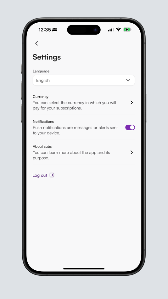 #1. subs - tracking subscriptions (iOS) By: Anthony Grimaldo Solis