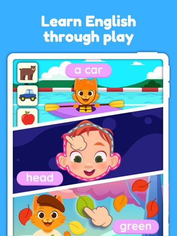 Bolo - learn english for kids iPad screenshot