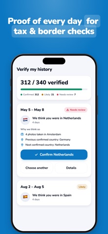 Country Days Tracker: Borderly Screenshot 5 of 6