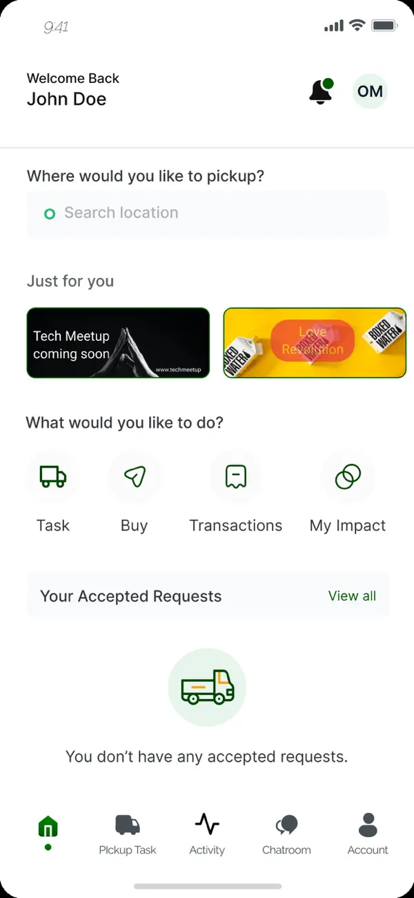 Screenshot #1 pour Pakam Recycler (Driver's App)